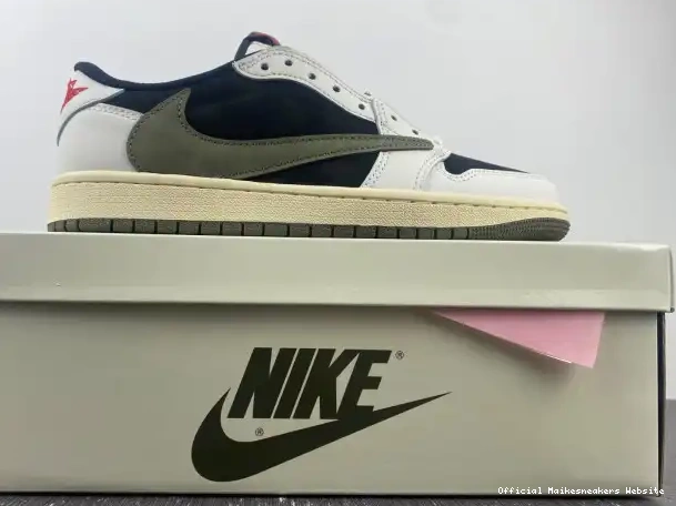 Official Maikesneakers Jordan Air Olive Low Travis OG x 1 DZ4137-106 WMNS Scott 0323